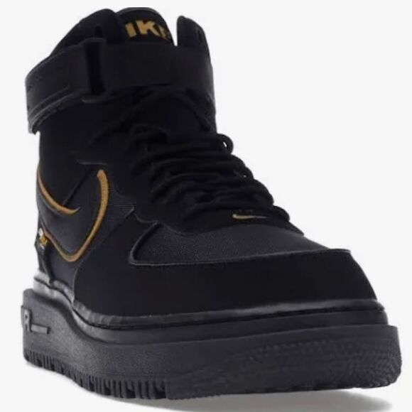 Nike Air Force I Boot Cordura Black Gold Men’s size 6.5. main image 8